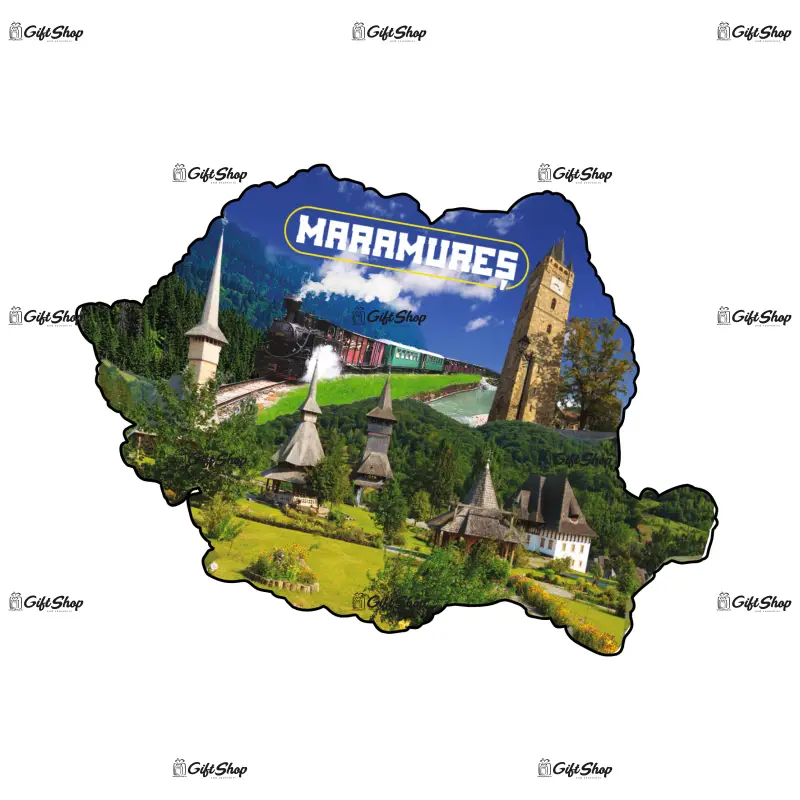 Maramures, magnet harta, model mgs192